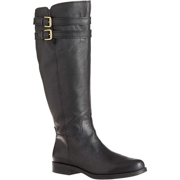 Franco Sarto Leather Knee-high Boots Sz 9 NWB - Picture 1 of 11